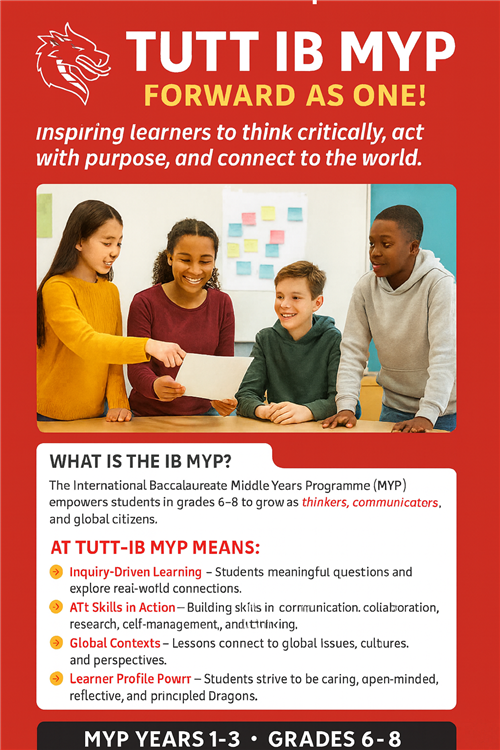 Tutt IB MYP flyer